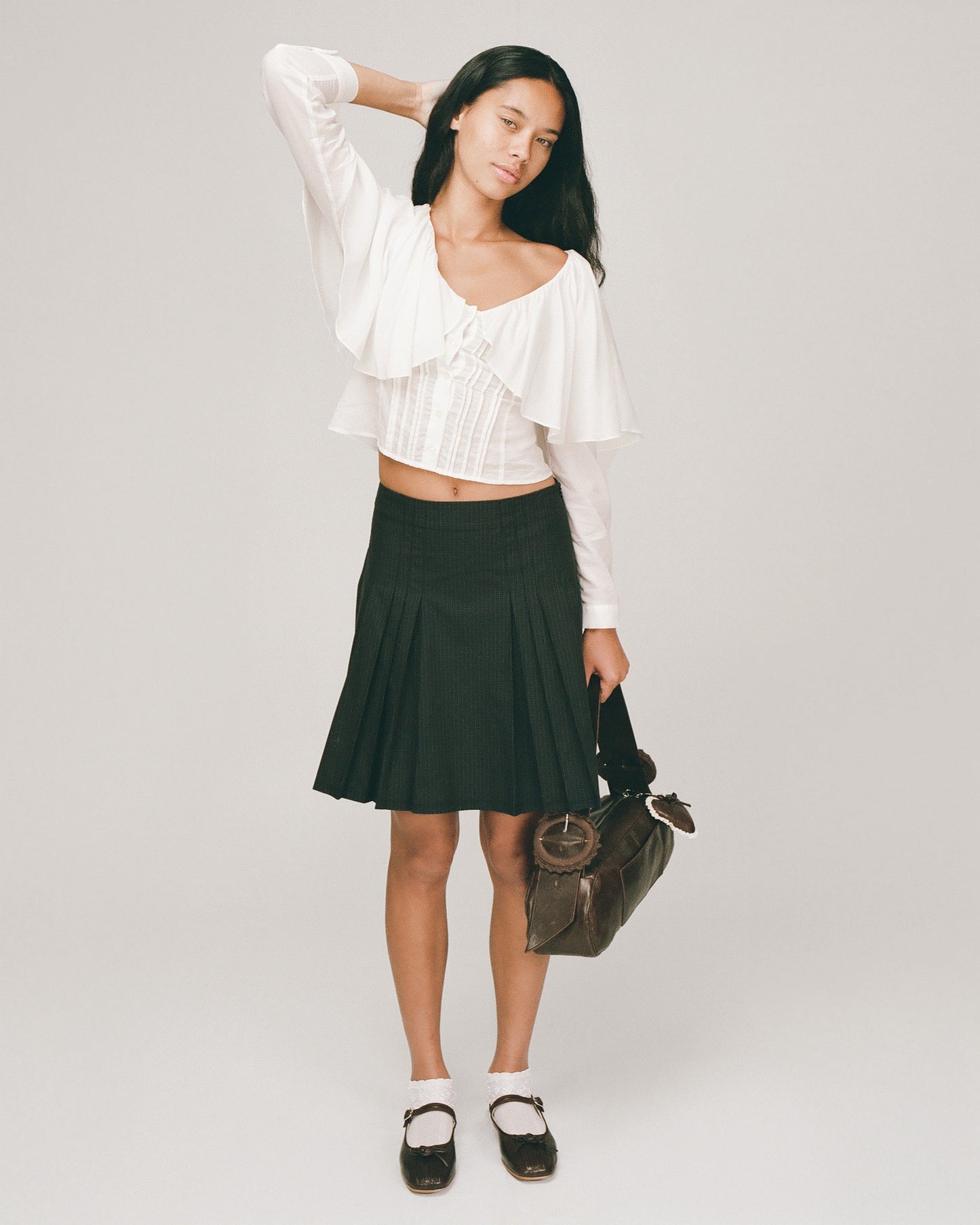 Structured Box Pleat Midi Skirt - Assembly Check
