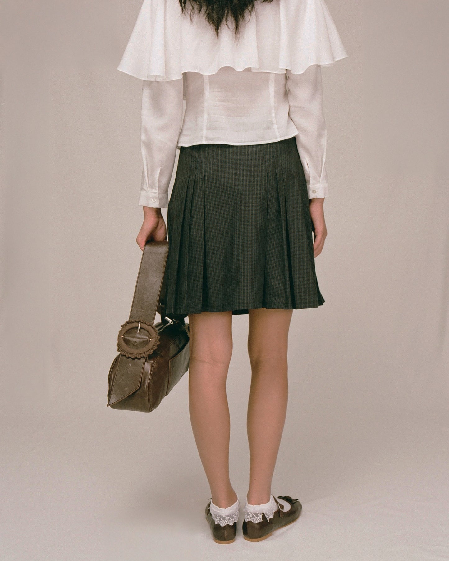 Structured Box Pleat Midi Skirt - Assembly Check