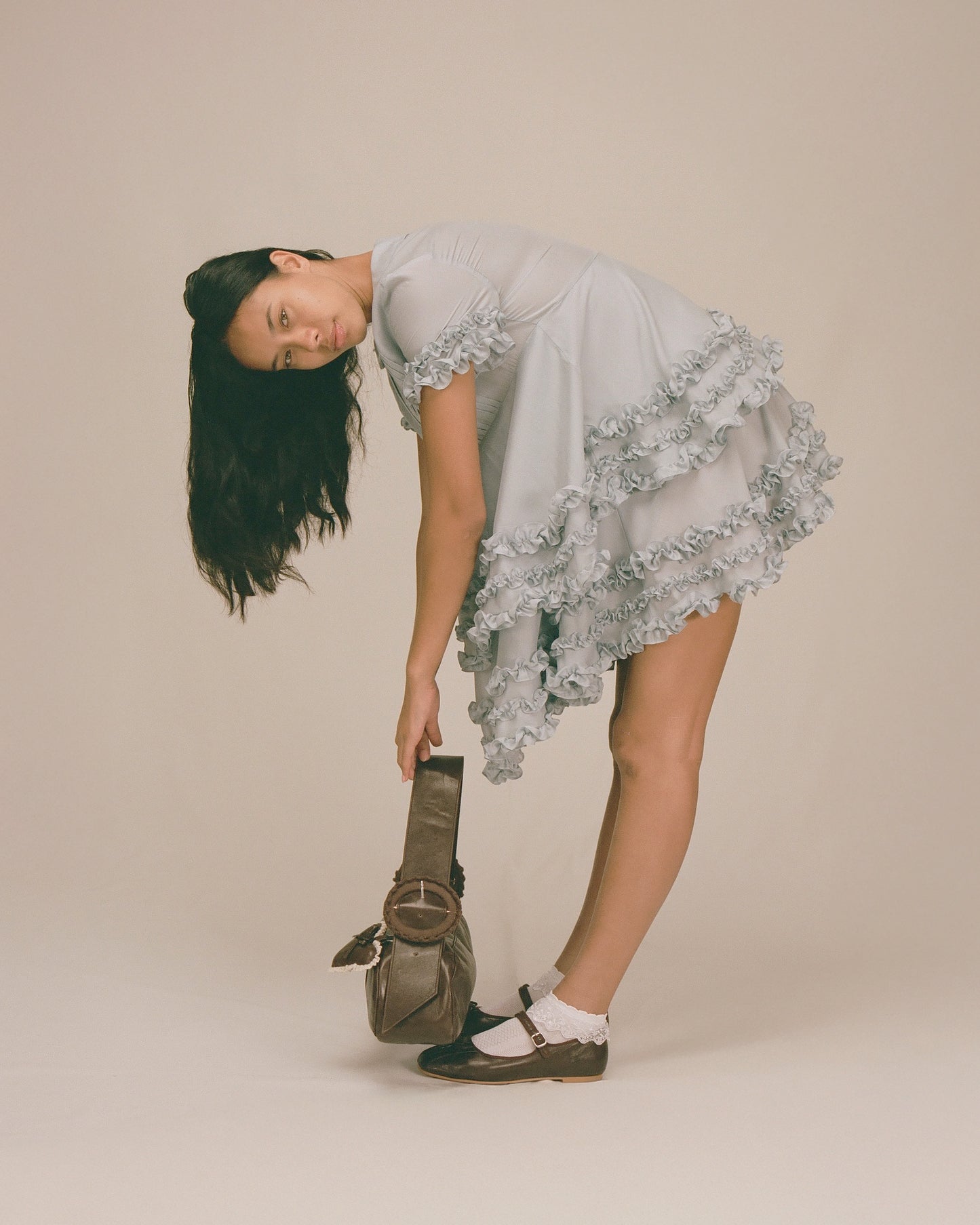 Ruffle Tea Dress - Bluewishes