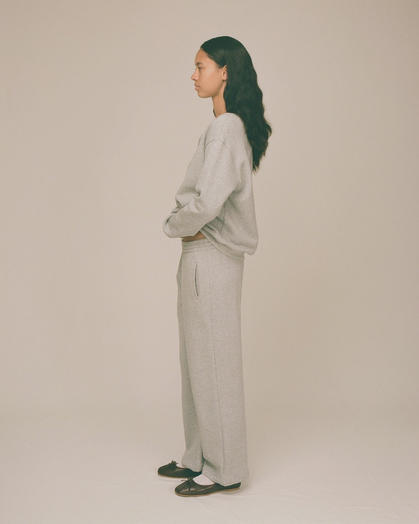 Rosette Sweatshirt - Grey