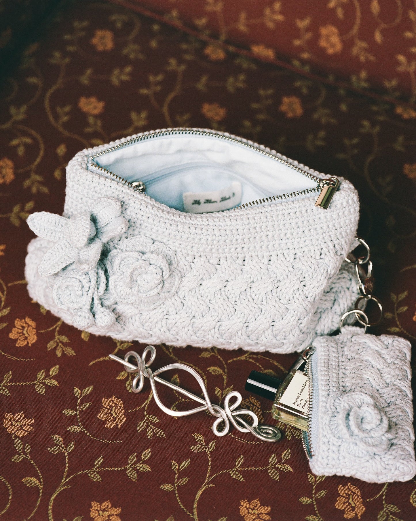 Crochet Garden Keepsake Bag - Bluewishes