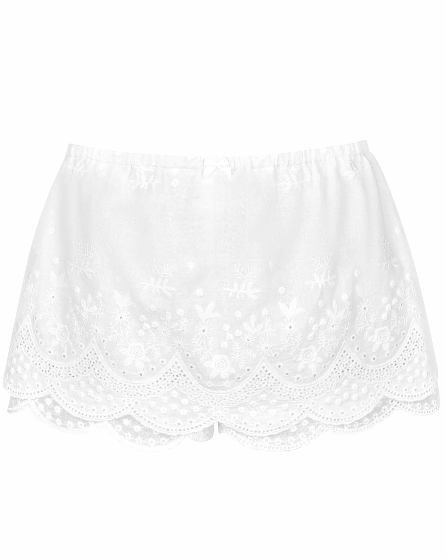 My Mum Made It - Lace Skort - White
