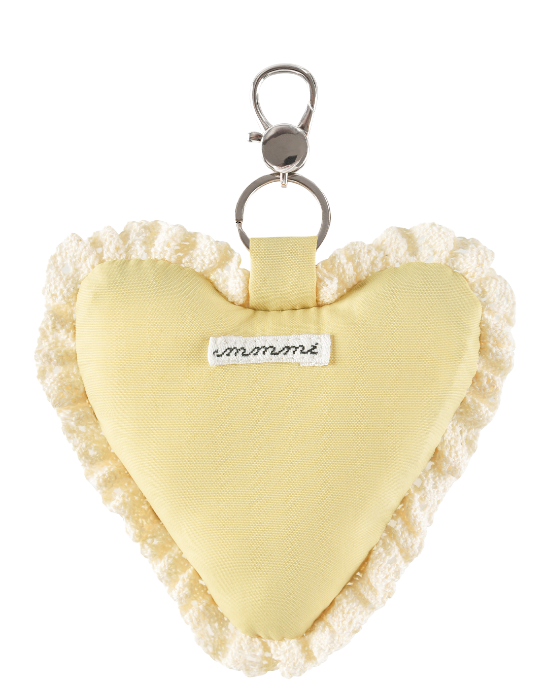 Rosette Heart Keychain - Butternut