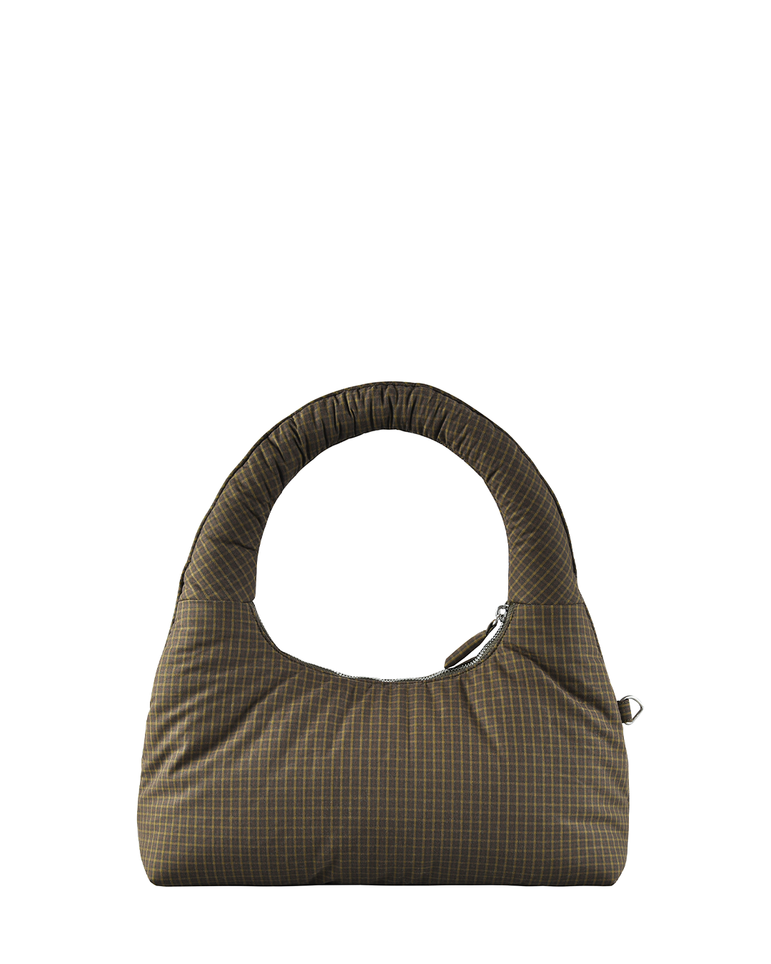 Mini Pleat Puffer Tote - Ivy Check