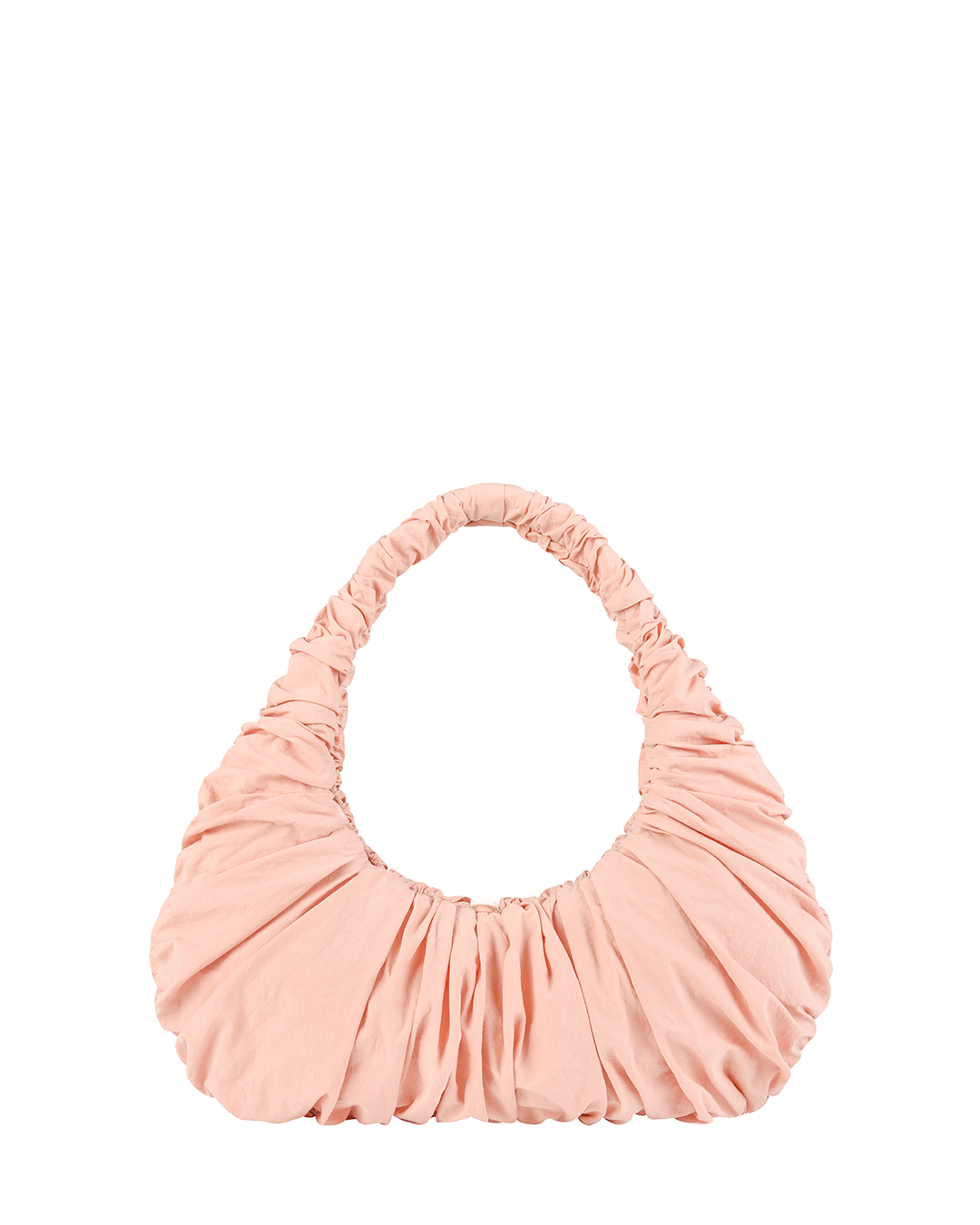 Ruche Shoulder Bag - Peach