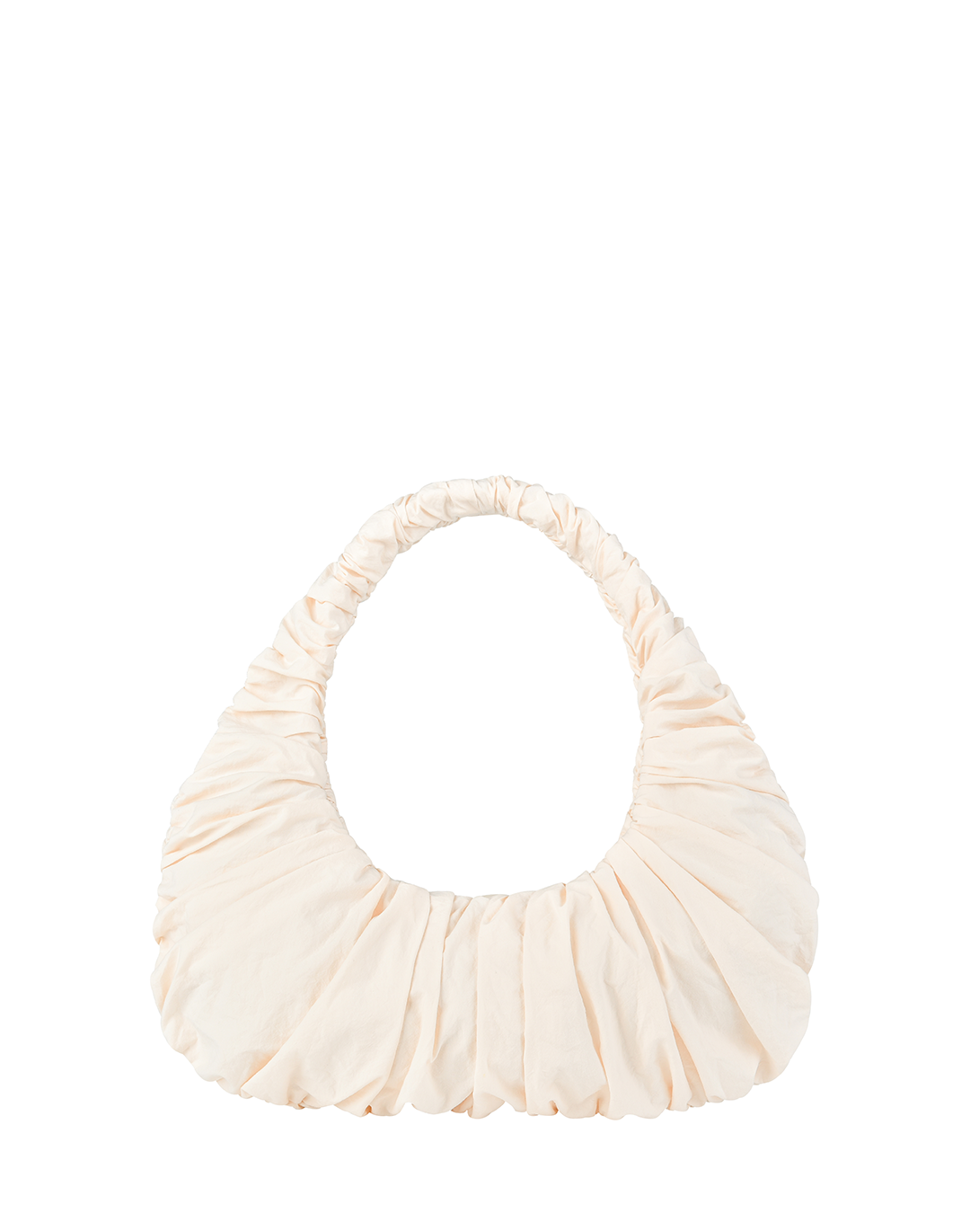 Ruche Shoulder Bag - Bone