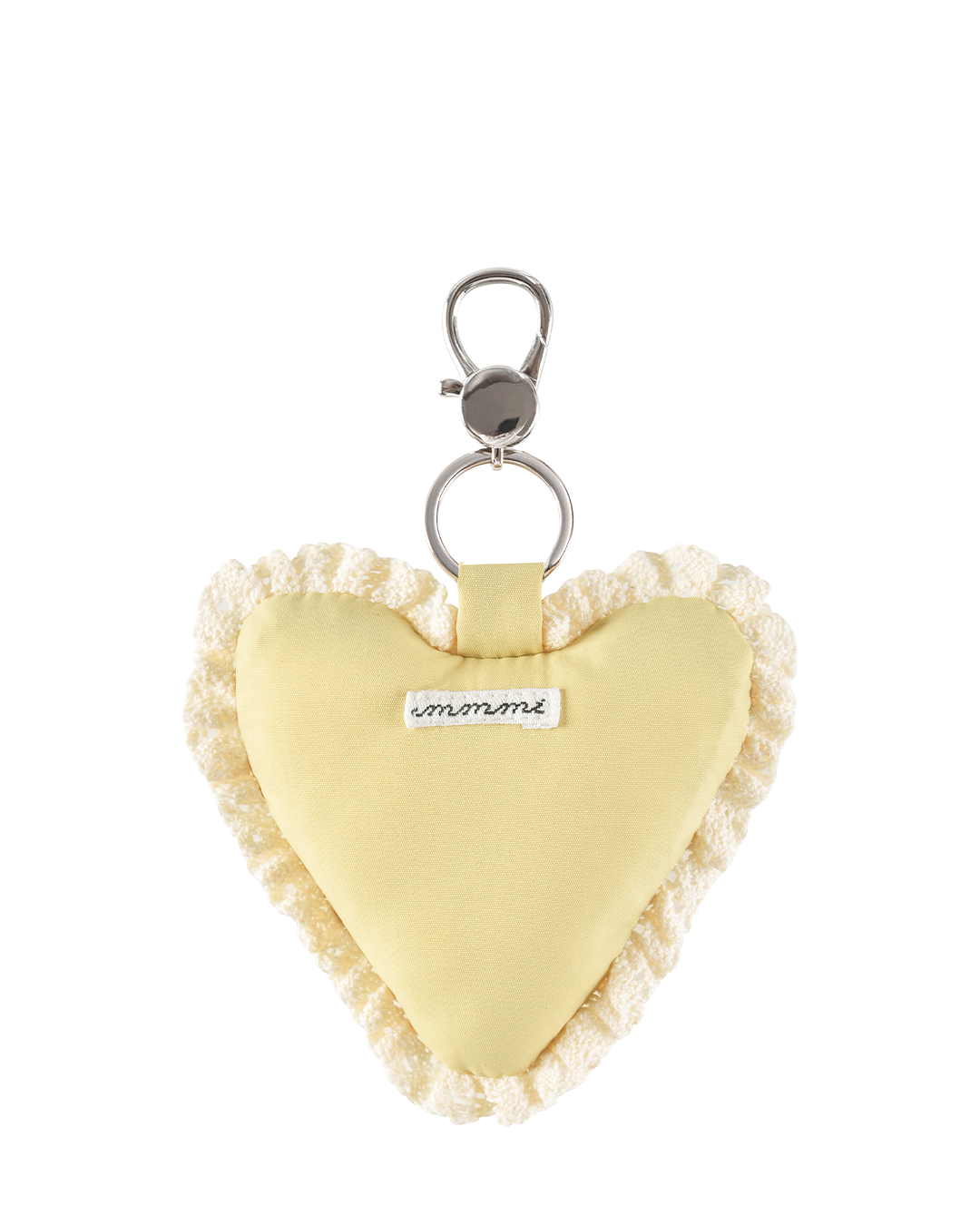 Rosette Heart Keychain - Butternut