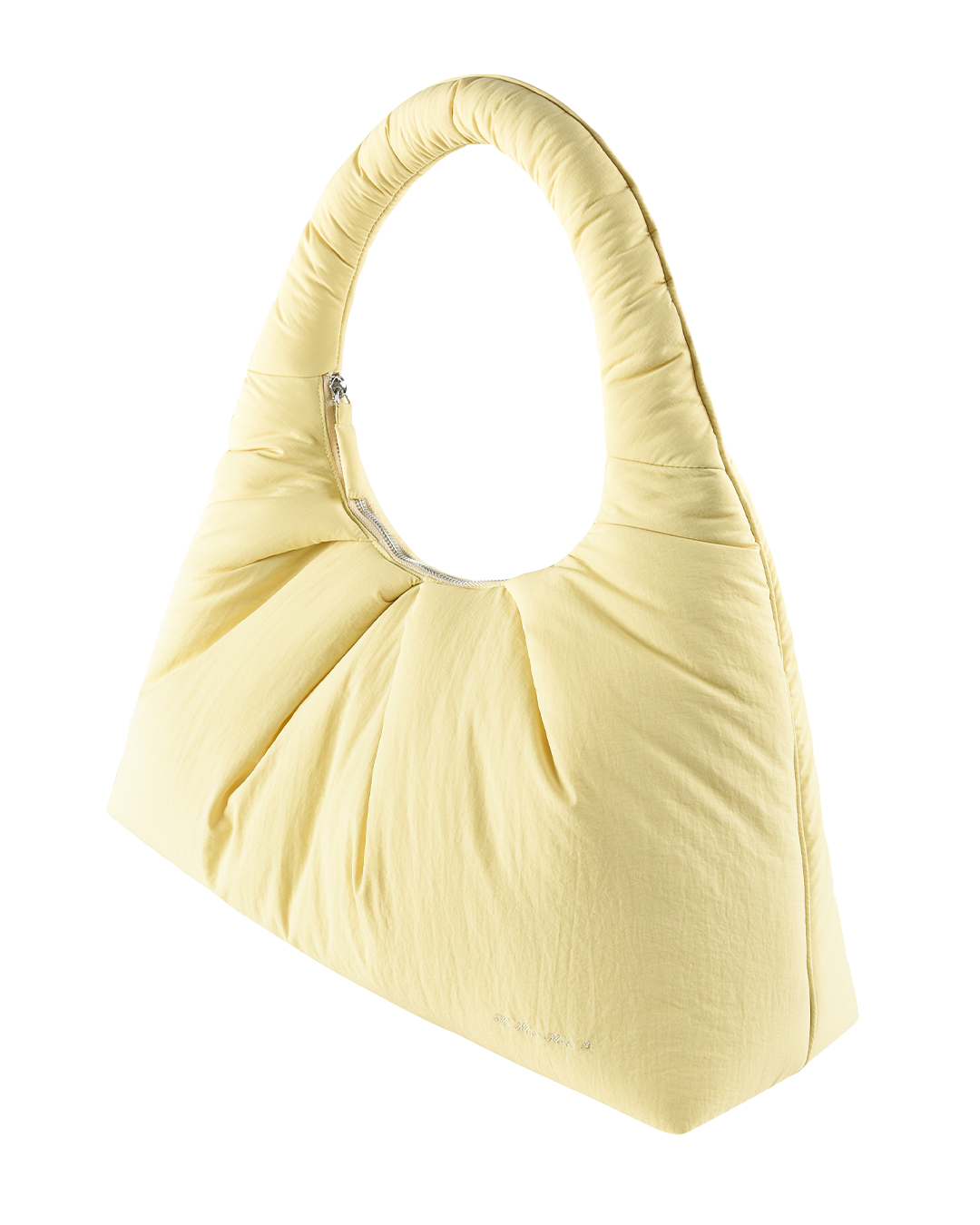 Large Pleat Puffer Tote - Butternut
