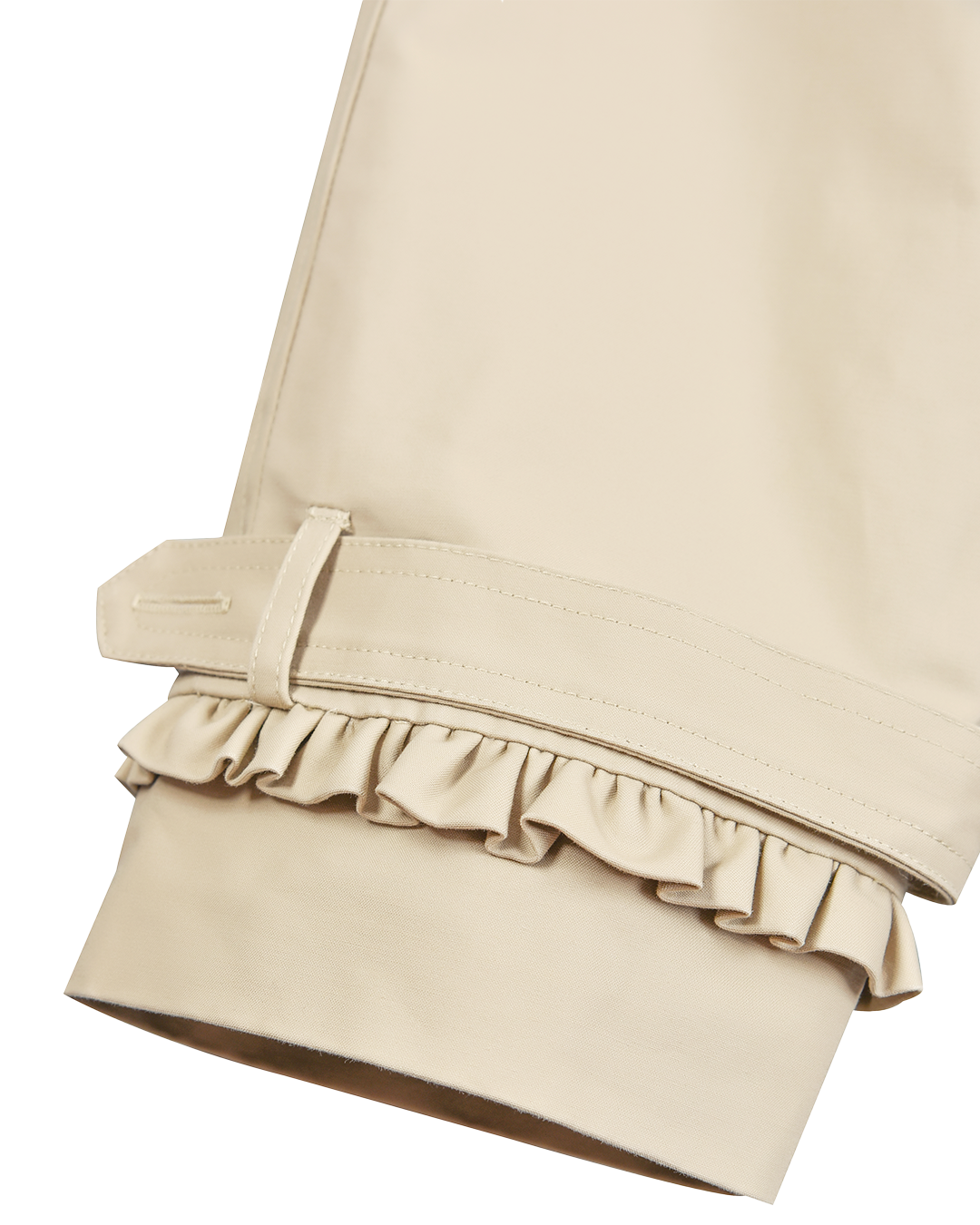 Tailored Gather Trench Coat - Fawn