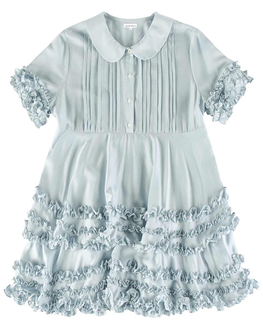 Dresses: Ruffle Tea Dress - Bluewish - My mum made it MY MUM MADE IT Dresses: Ruffle Tea Dress - Bluewish - My mum made it MY MUM MADE IT