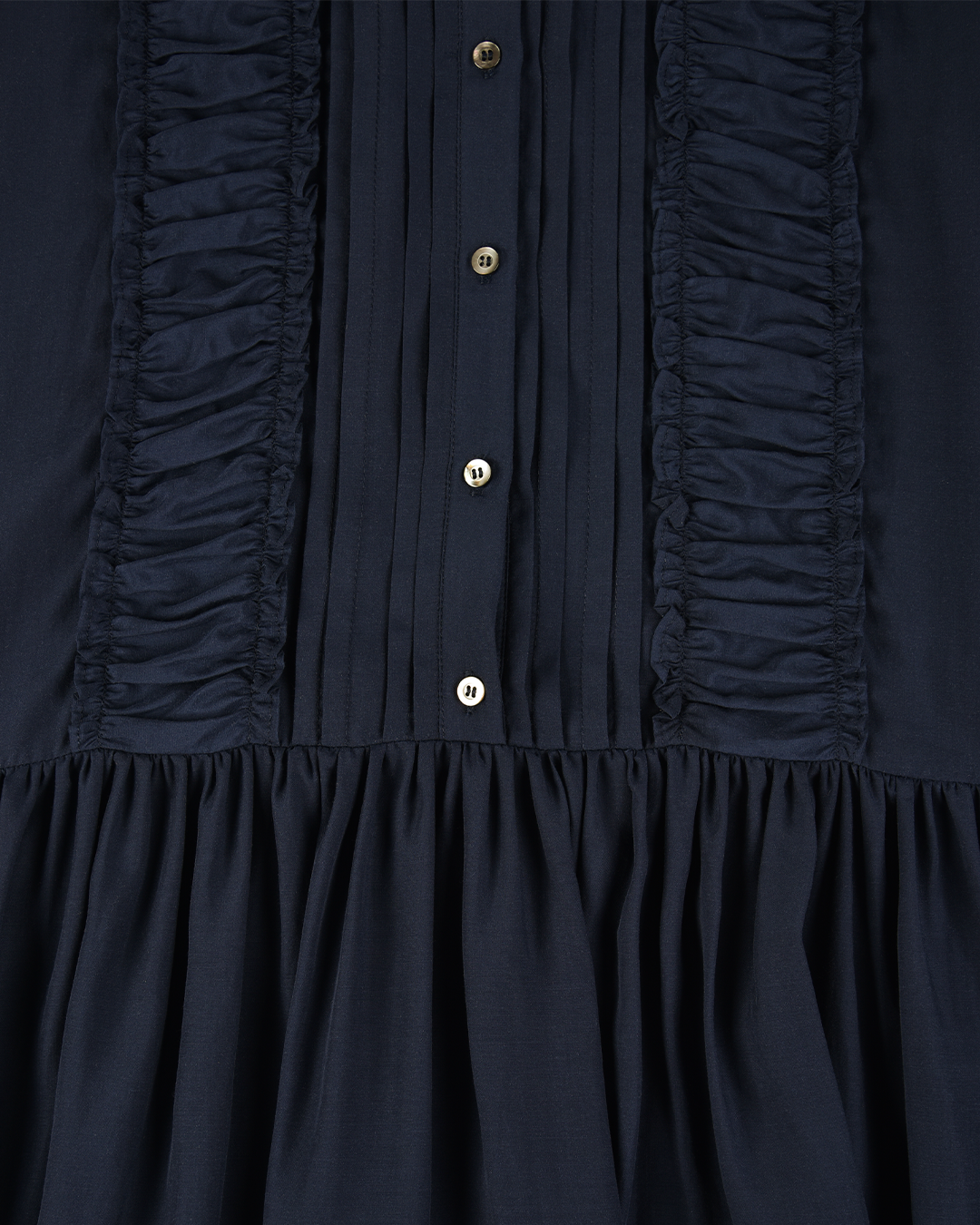 Pleat Sunday Dress - Ink