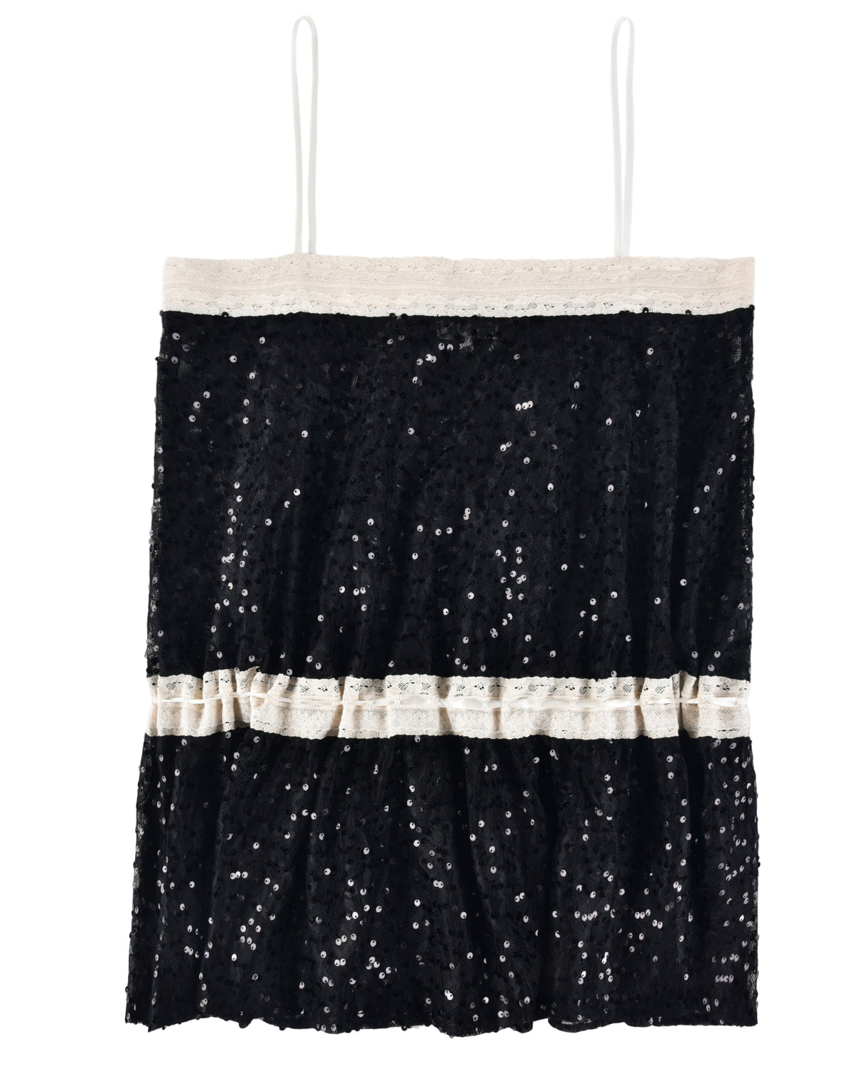 Lace Ribbon Dress - Dark Glimmer