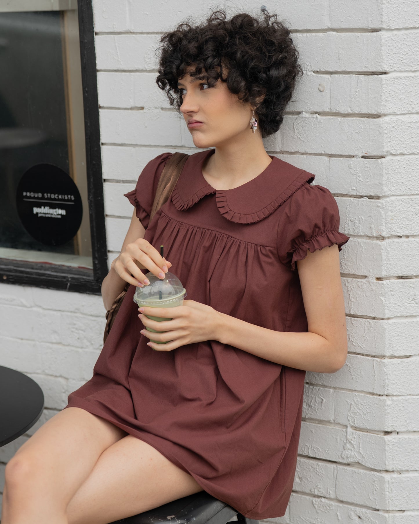 My Mum Made It - Babydoll Dress - Dirt
