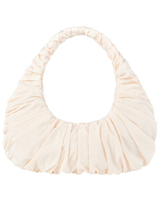 Ruche Shoulder Bag - Bone