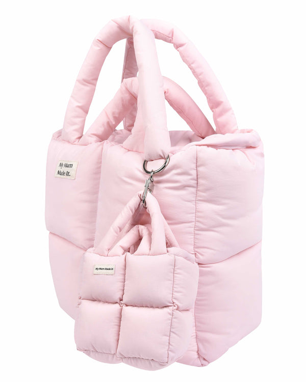 Puffer Tote Bag Pink