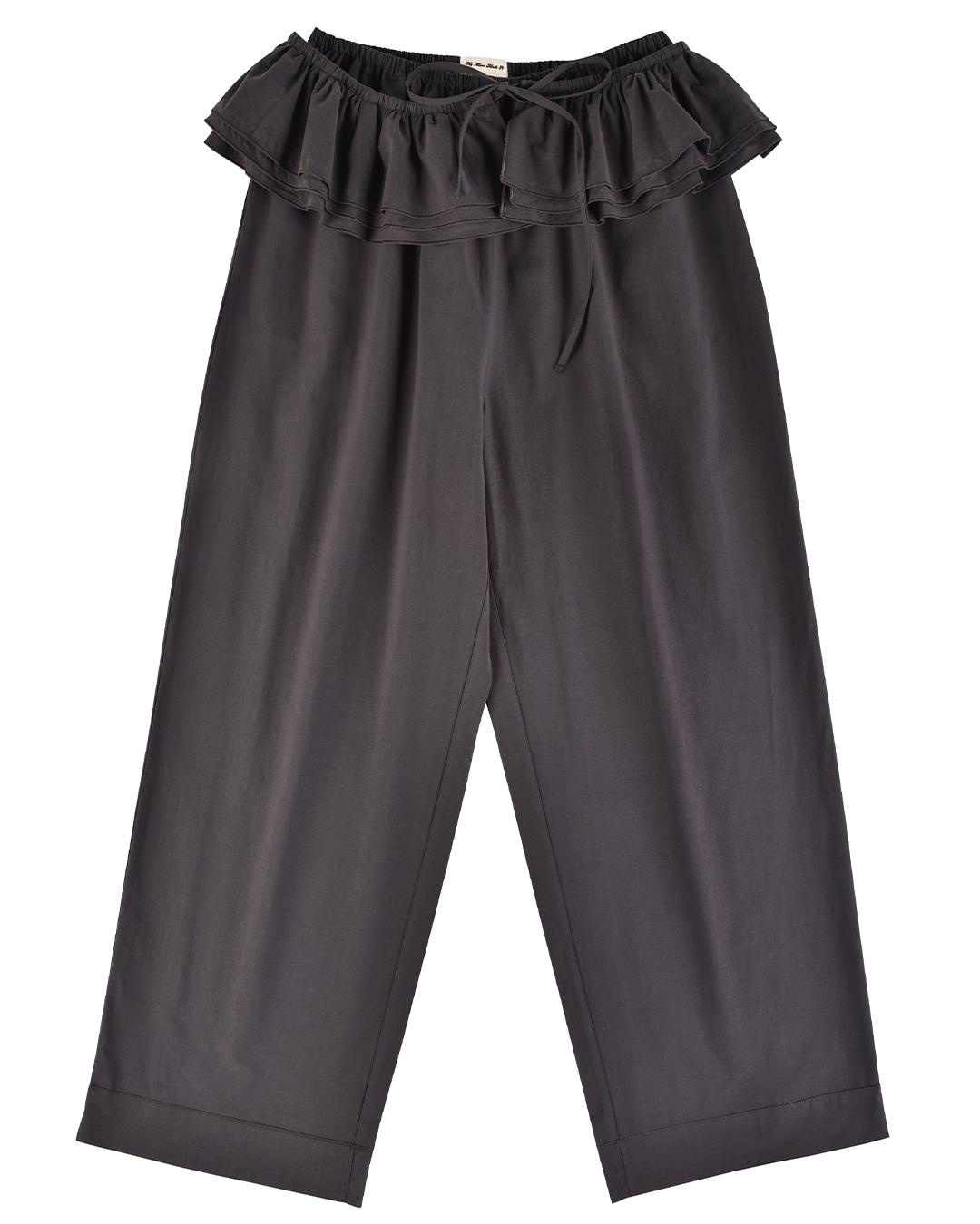Detachable Ruffle Belt Pant - Shadow