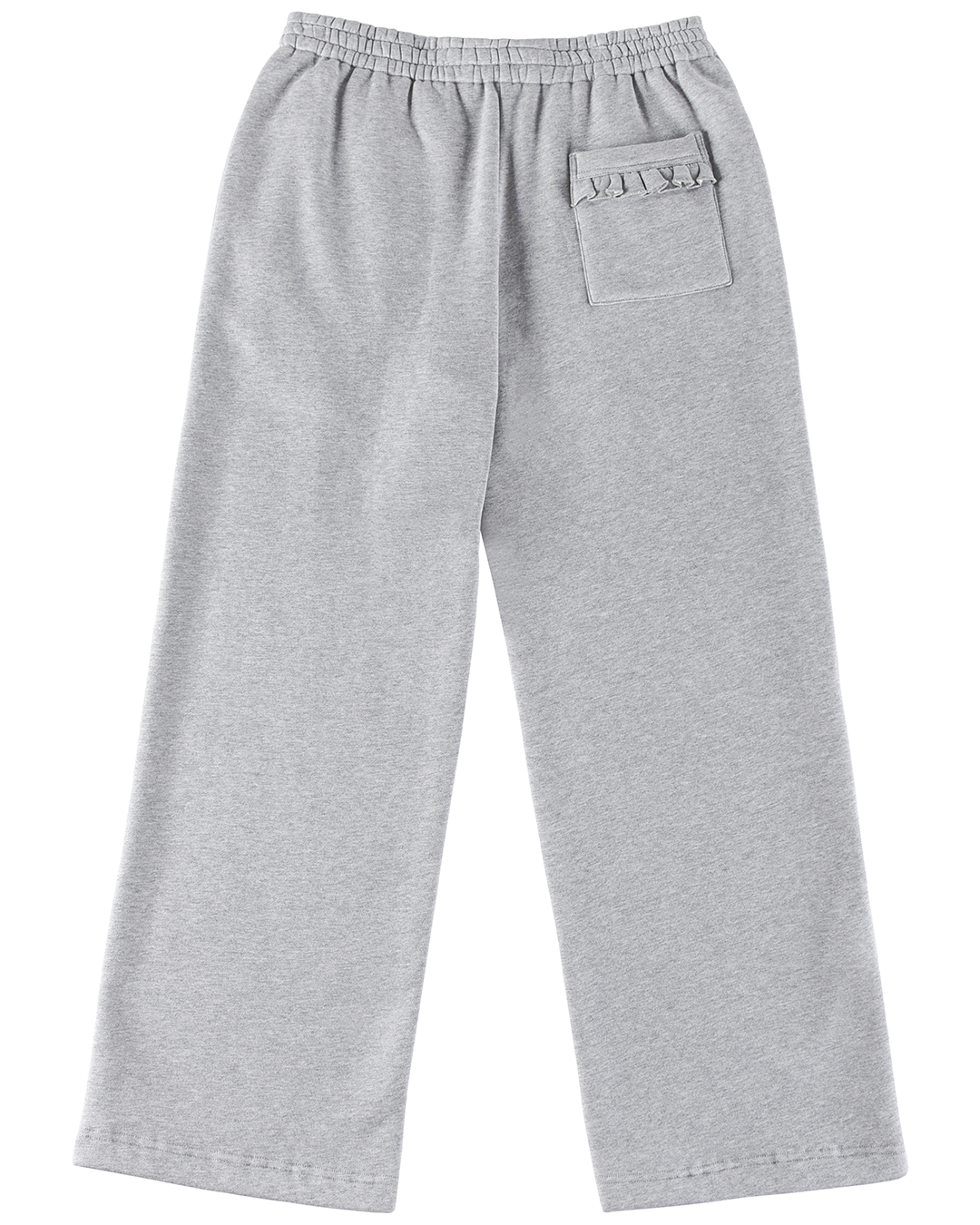 Frill Fleece Lounge Pants - Grey