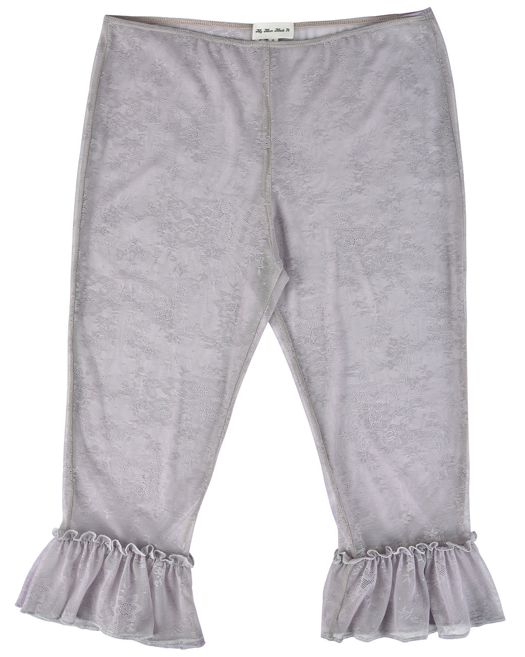 Pants: Ruffle Capri Pants - Wisteria - My mum made it – MY MUM MADE IT
