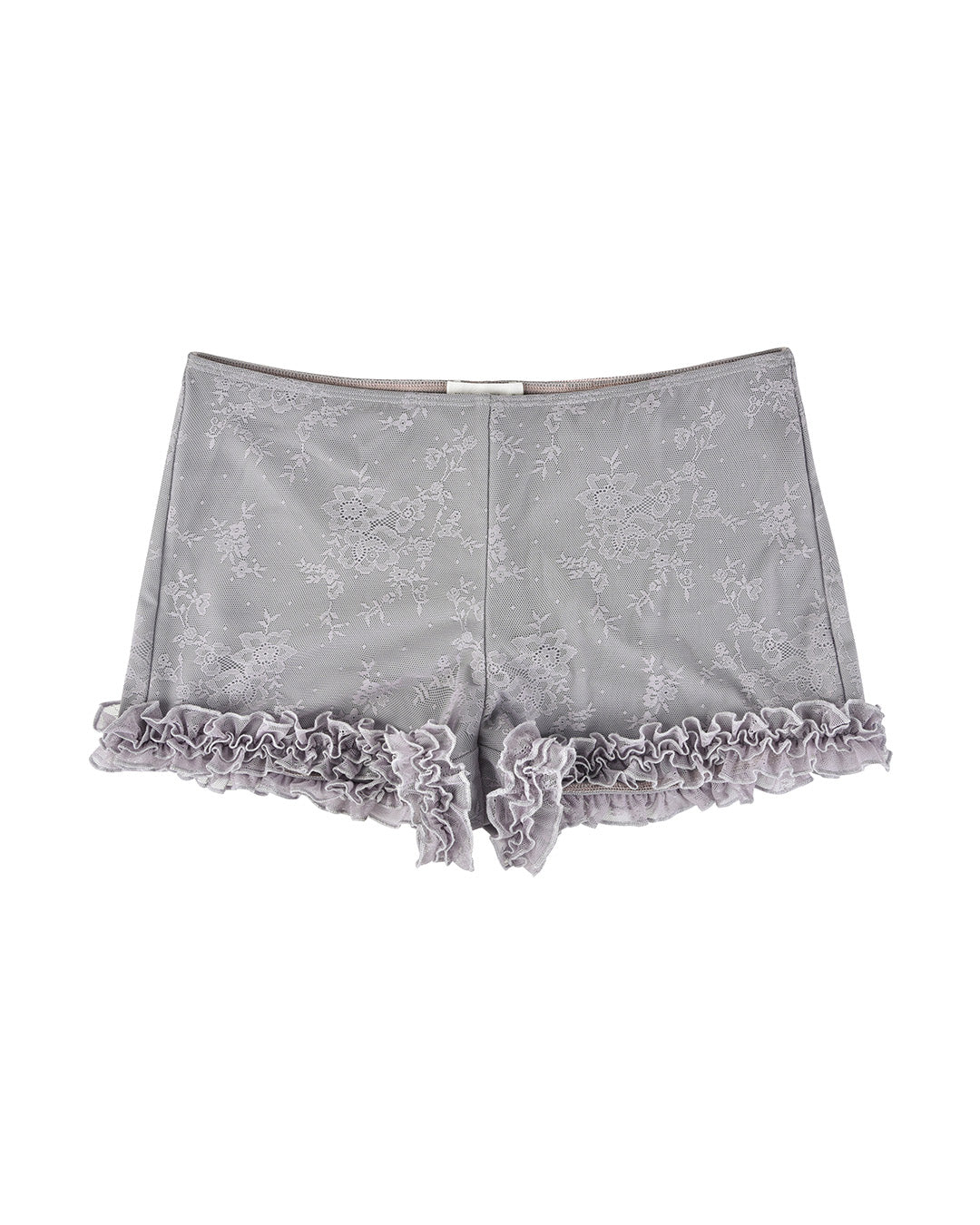 Shorts: Ruffled Micro Shorts - Wisteria - My mum made it – MY MUM