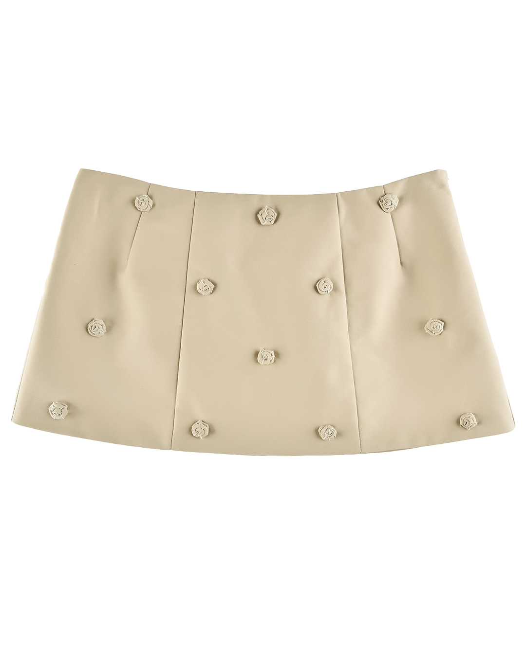 Rosette Mini Skirt - Fawn