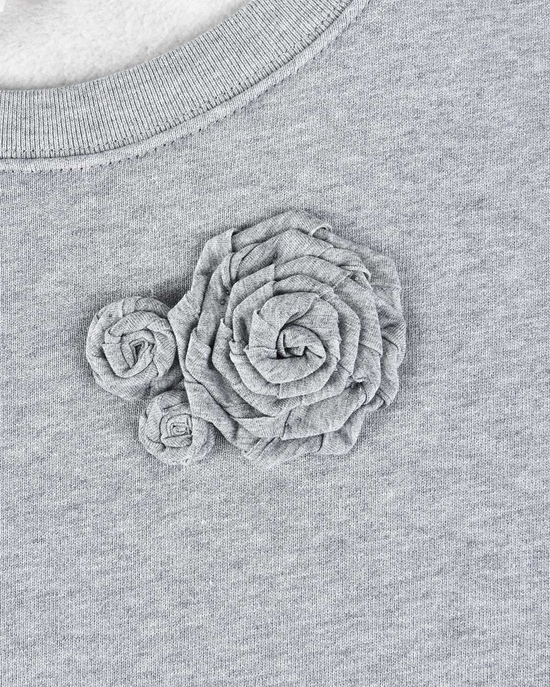 Rosette Sweatshirt - Grey