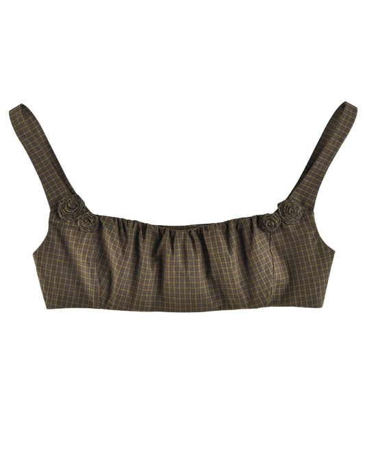 Rosette Check Bra - Ivy Check