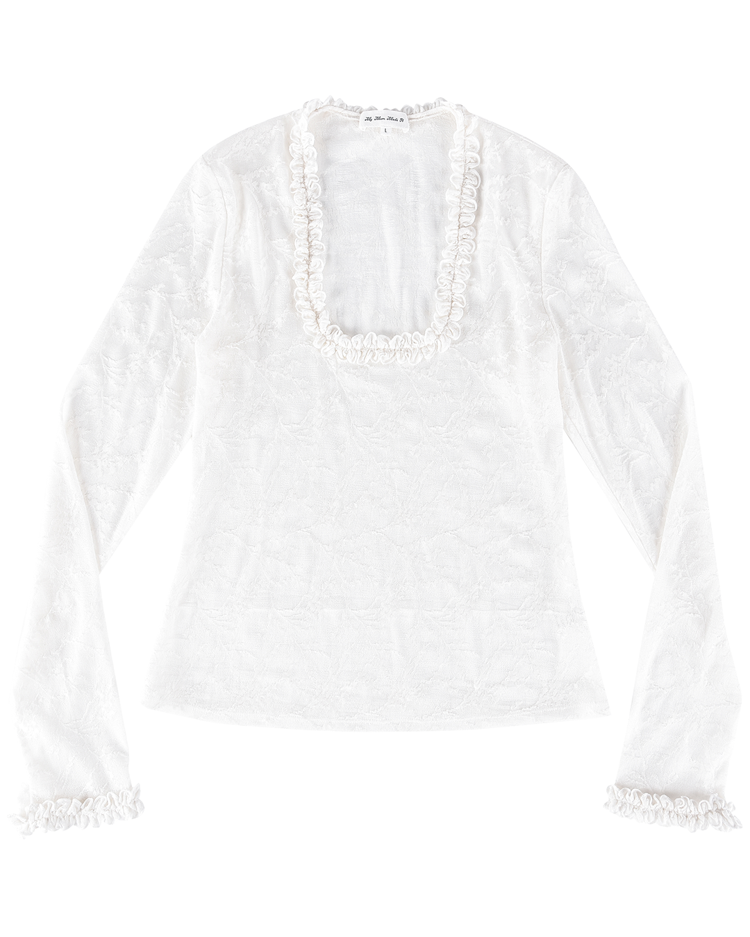 Lace Poem Top - White