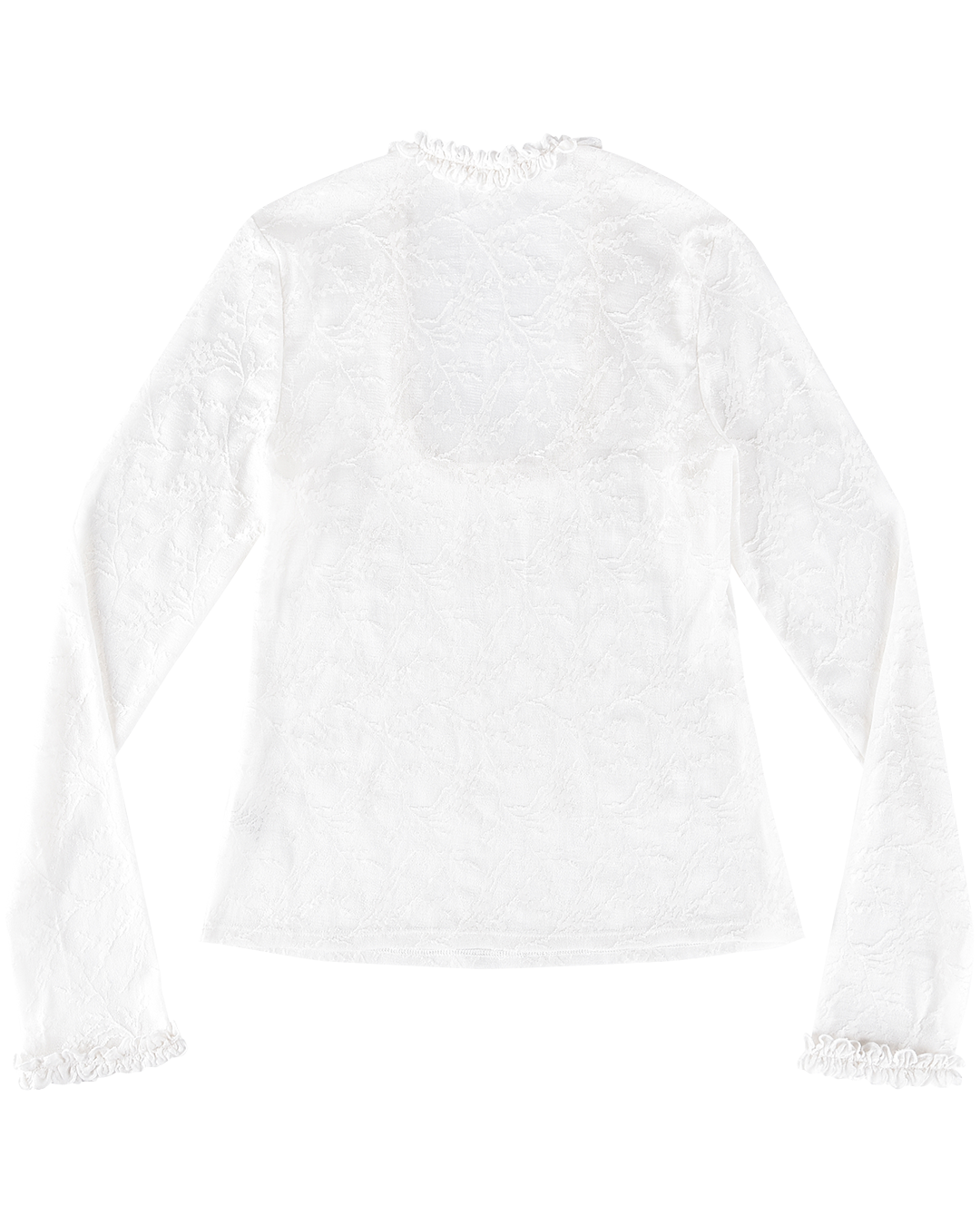 Lace Poem Top - White