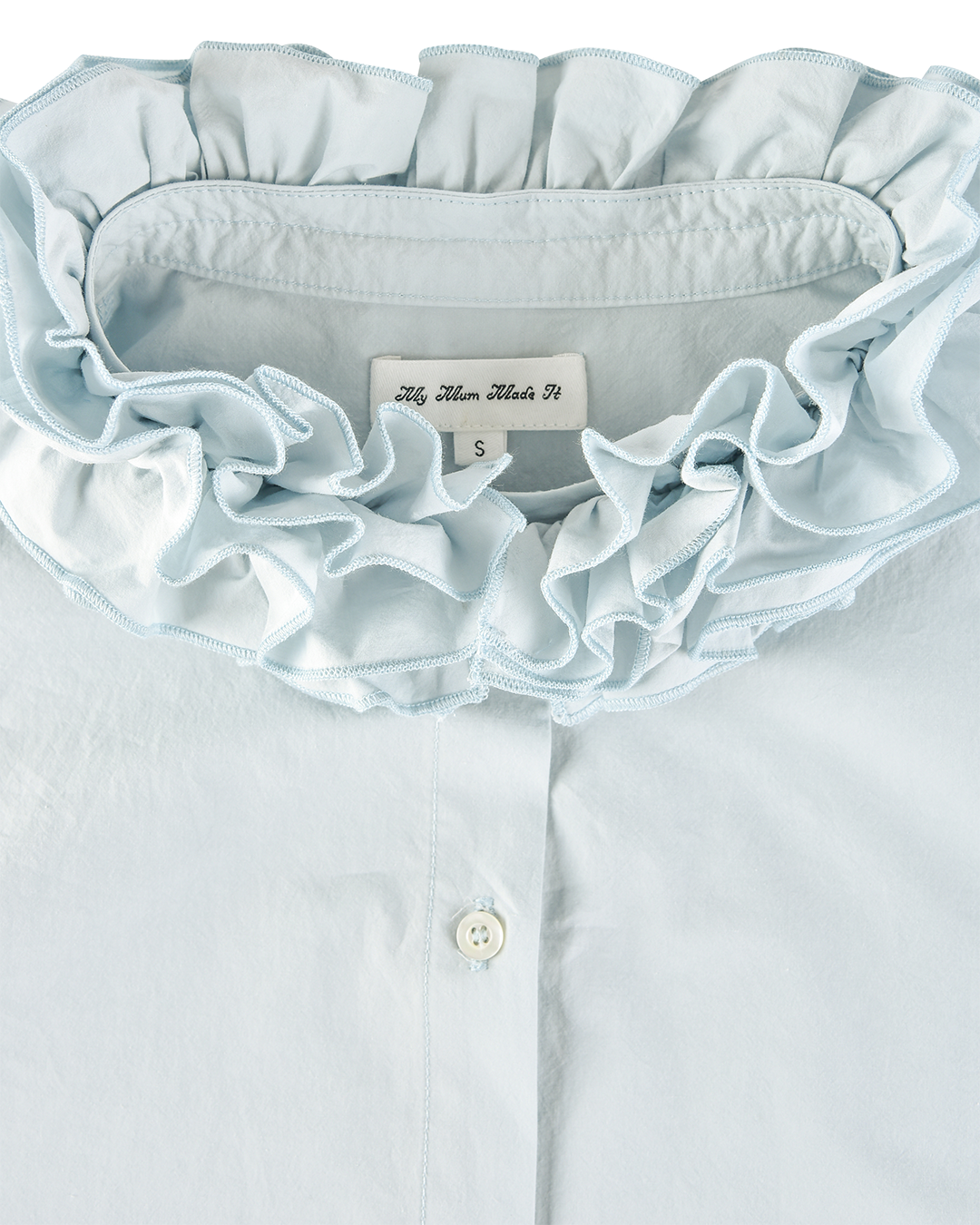 Cotton Ruffle Blouse - Bluewishes