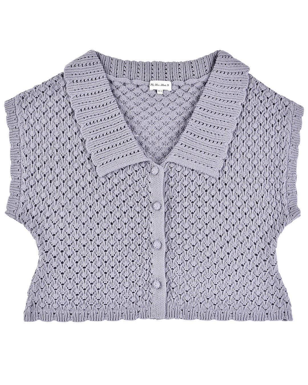 Tops: Daisychain Knit Top - Wisteria - My mum made it – MY MUM MADE IT