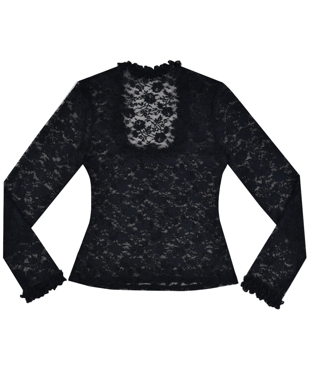 Lace Poem Top - Black
