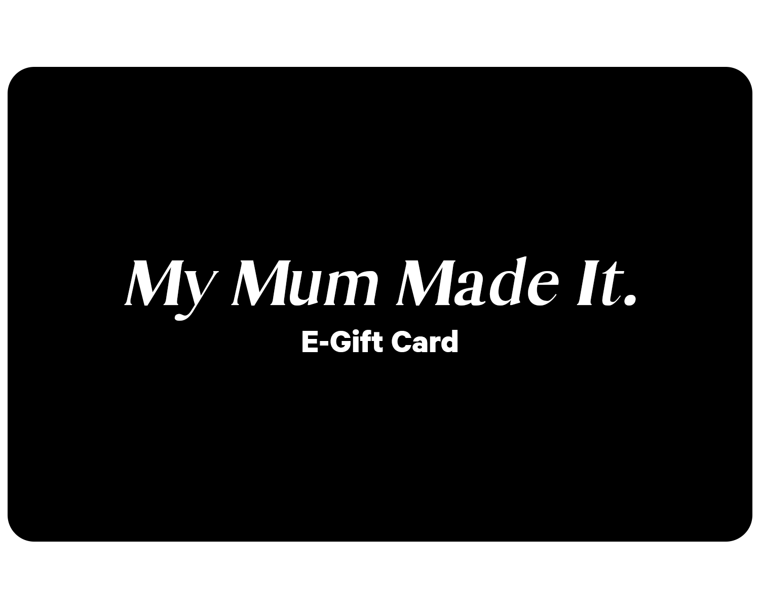 E-Gift Card
