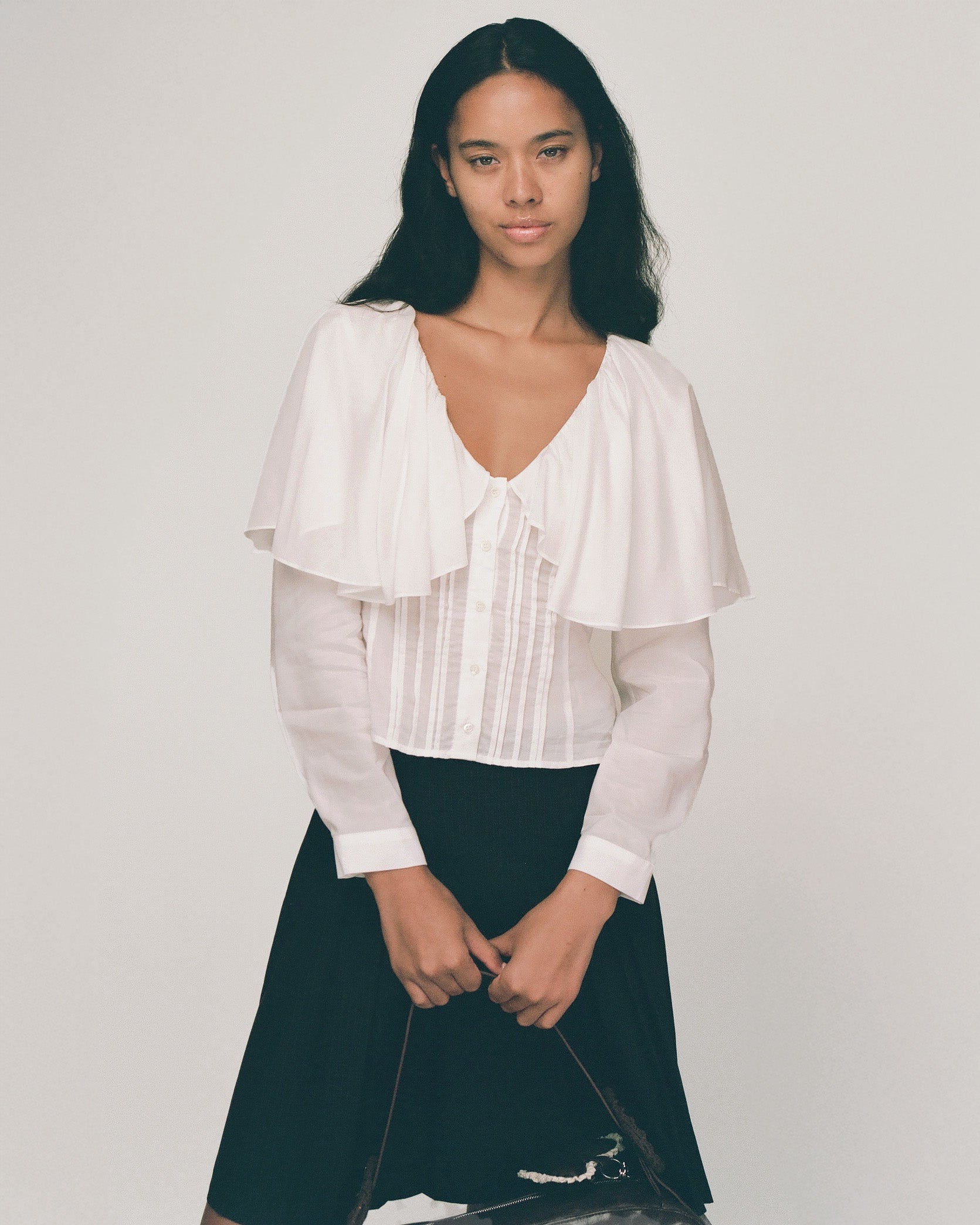 Skirts: Structured Box Pleat Midi Skirt - Assembly Check
