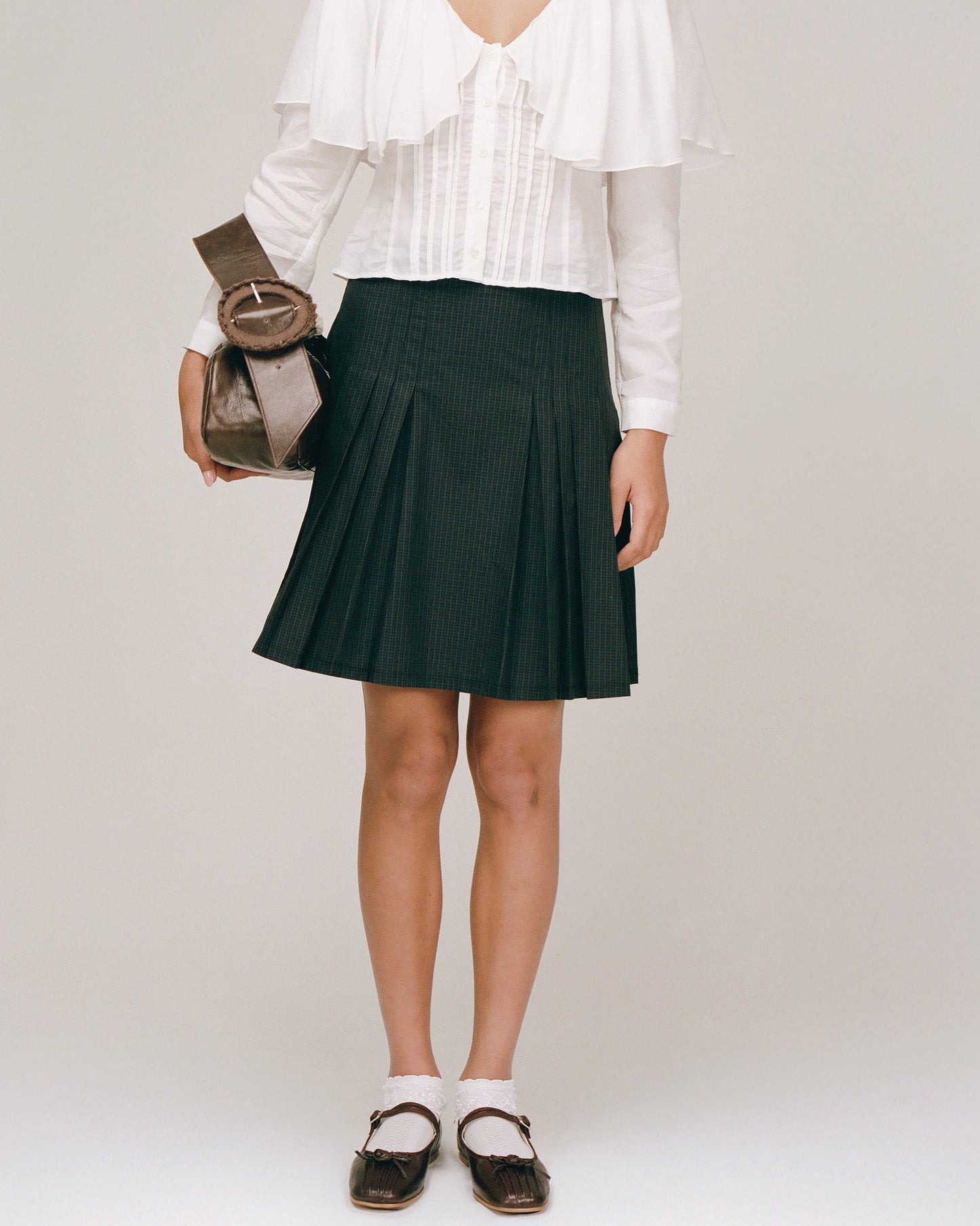 Structured Box Pleat Midi Skirt - Assembly Check