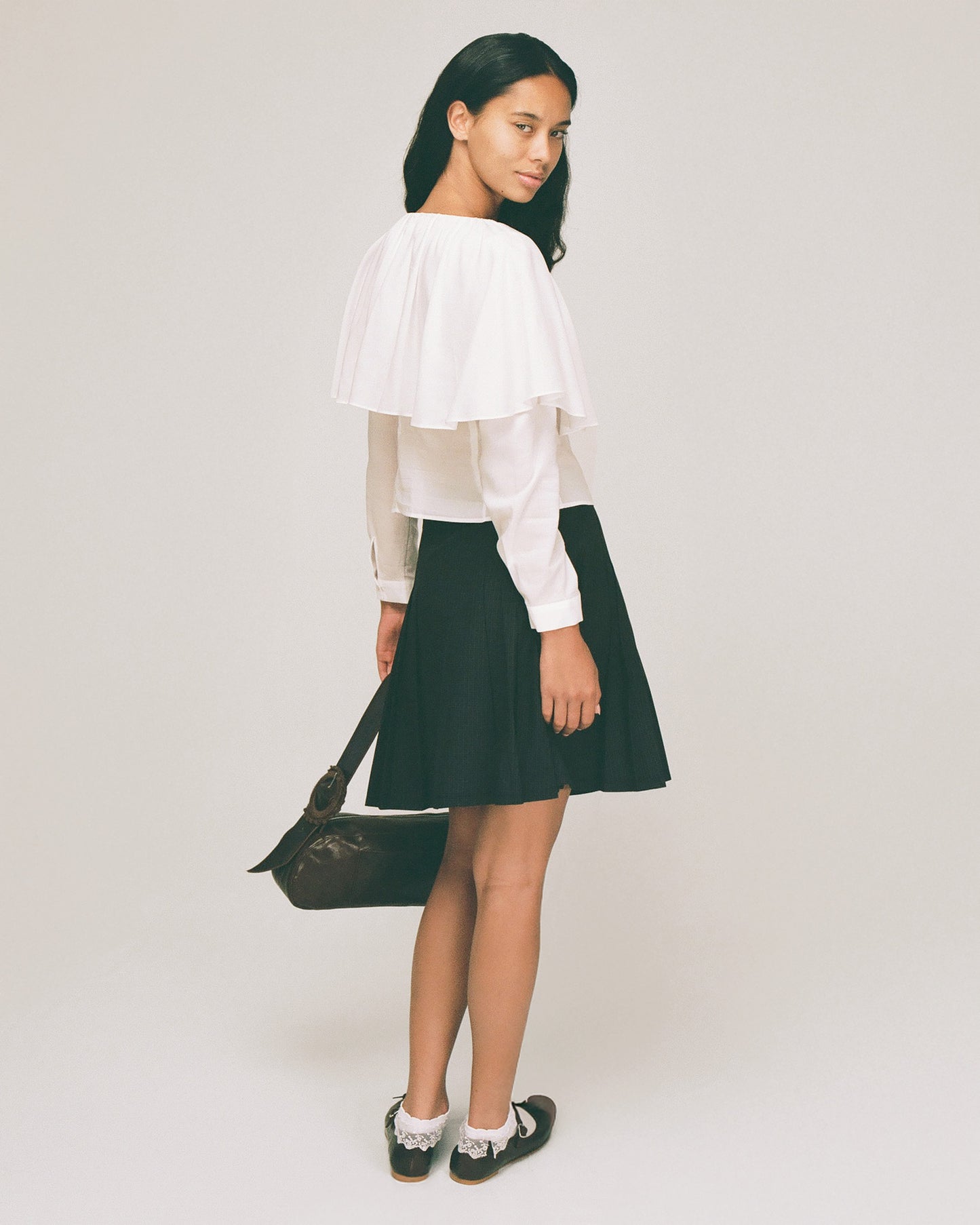 Capelet Shirt - White