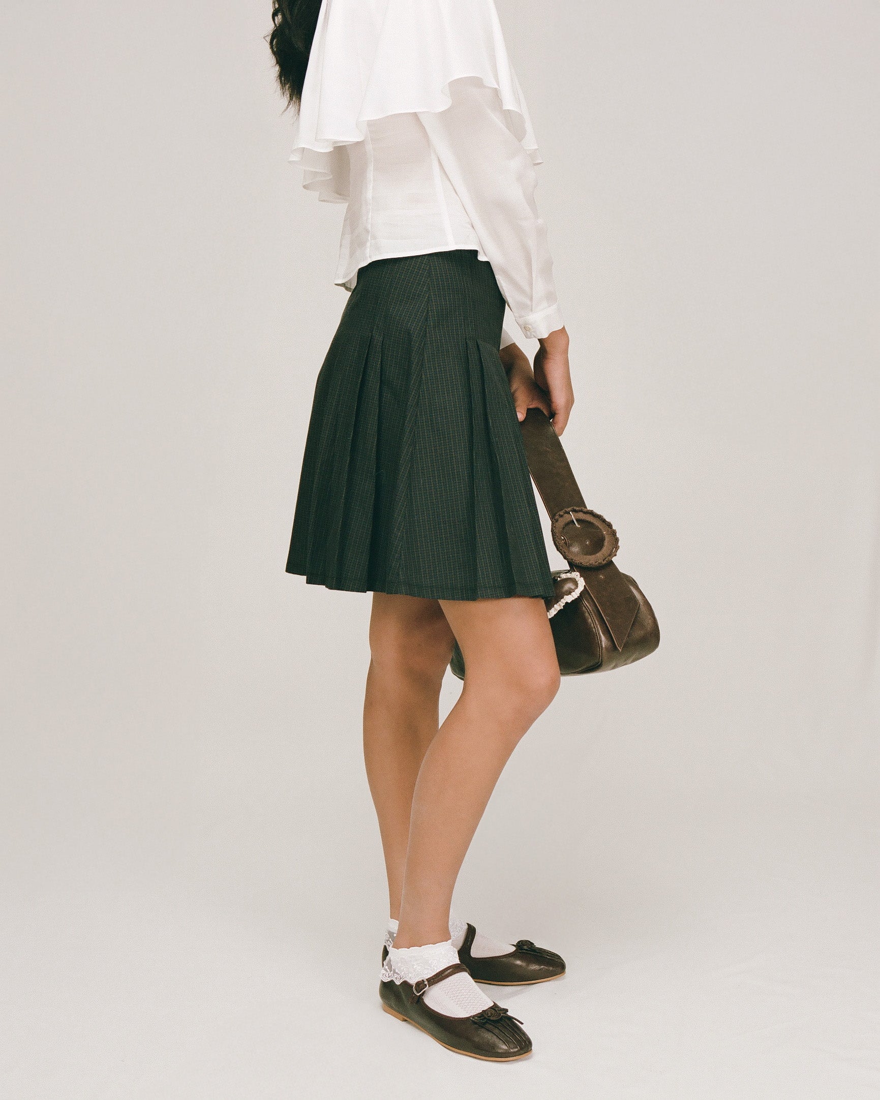 Skirts: Structured Box Pleat Midi Skirt - Assembly Check - My mum