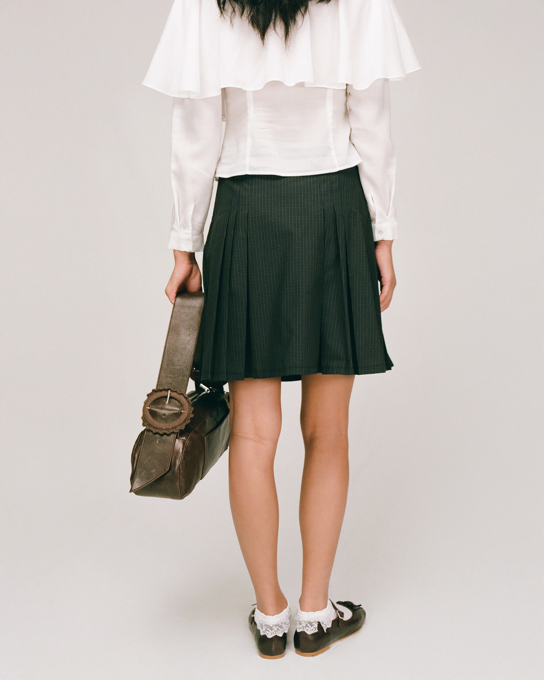 Skirts: Structured Box Pleat Midi Skirt - Assembly Check - My mum