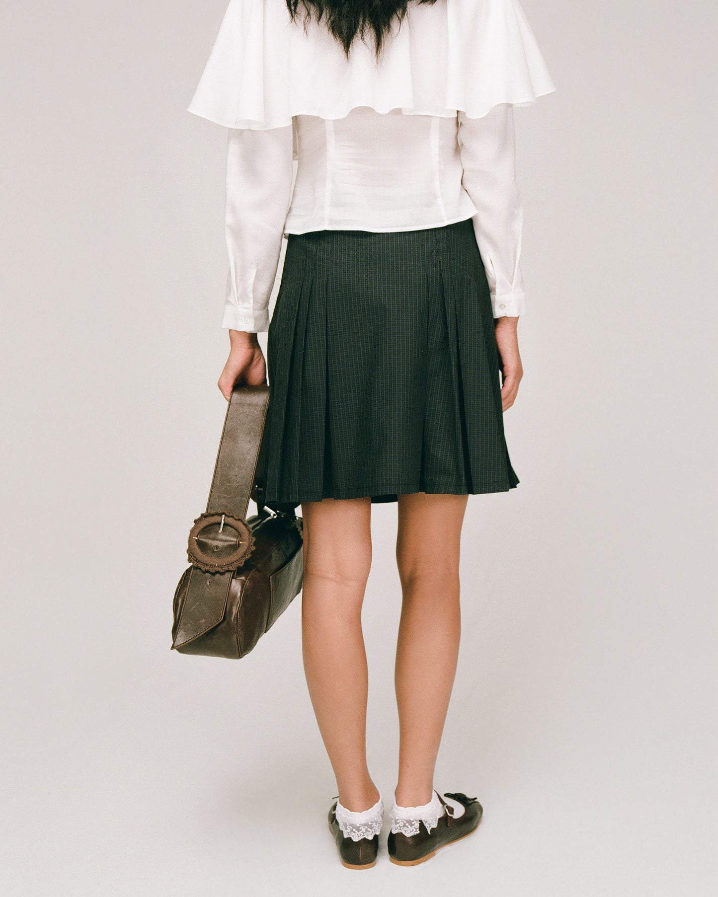 Structured Box Pleat Midi Skirt - Assembly Check