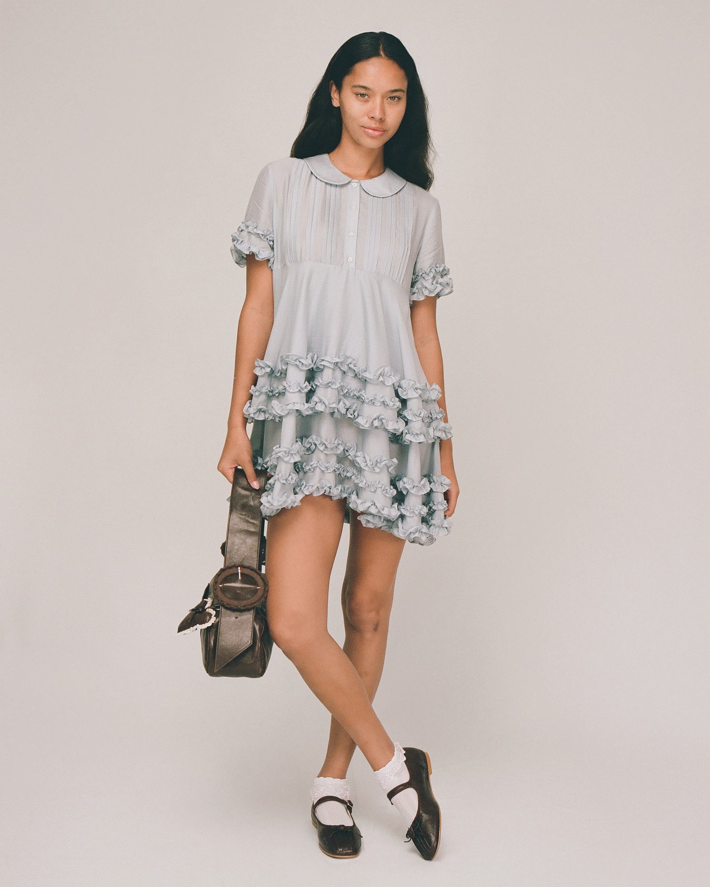 Ruffle Tea Dress - Bluewishes