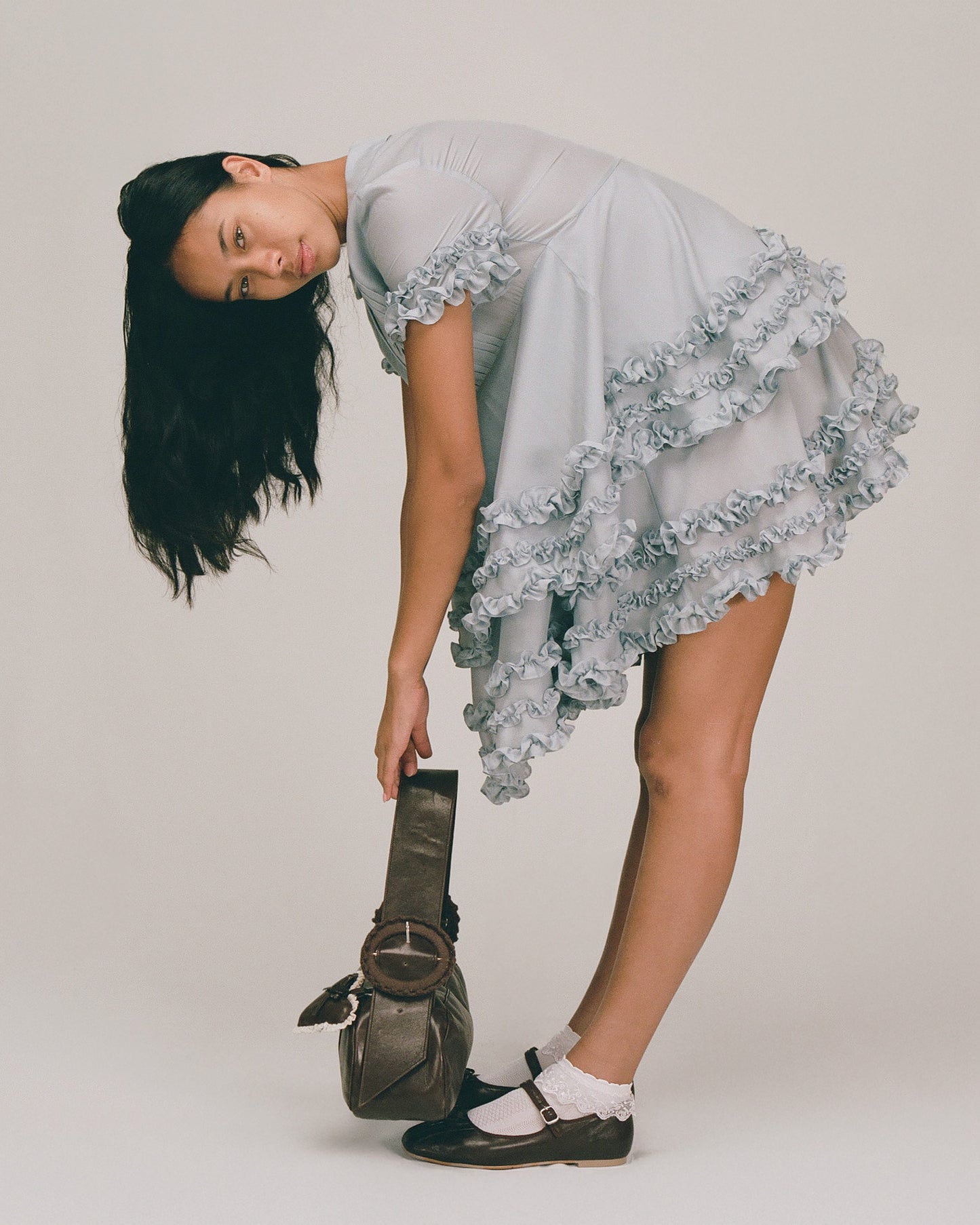 Ruffle Tea Dress - Bluewishes