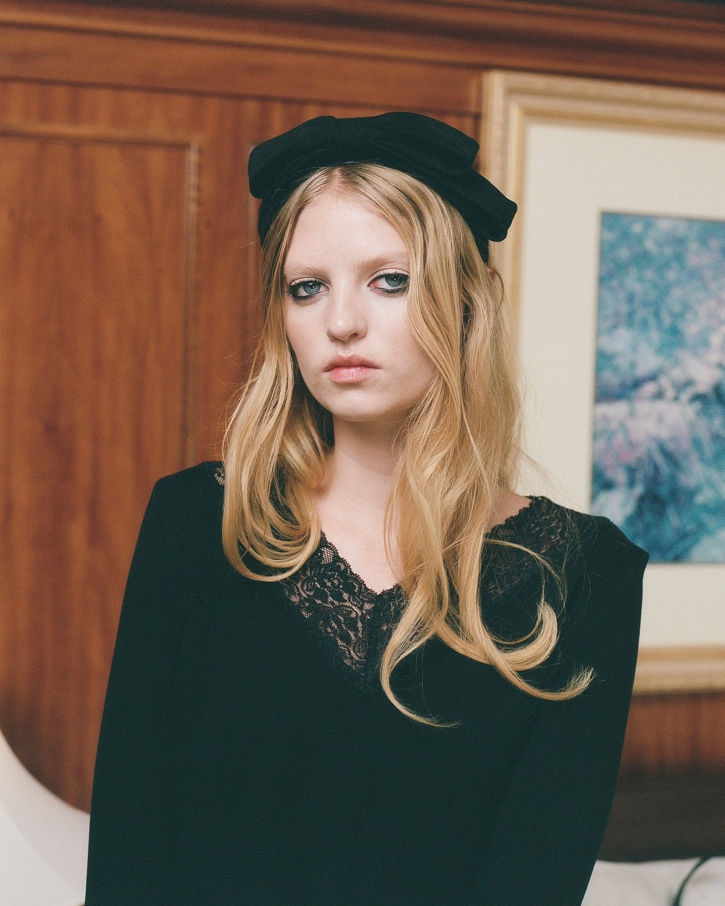 Big Bow Headband - Black