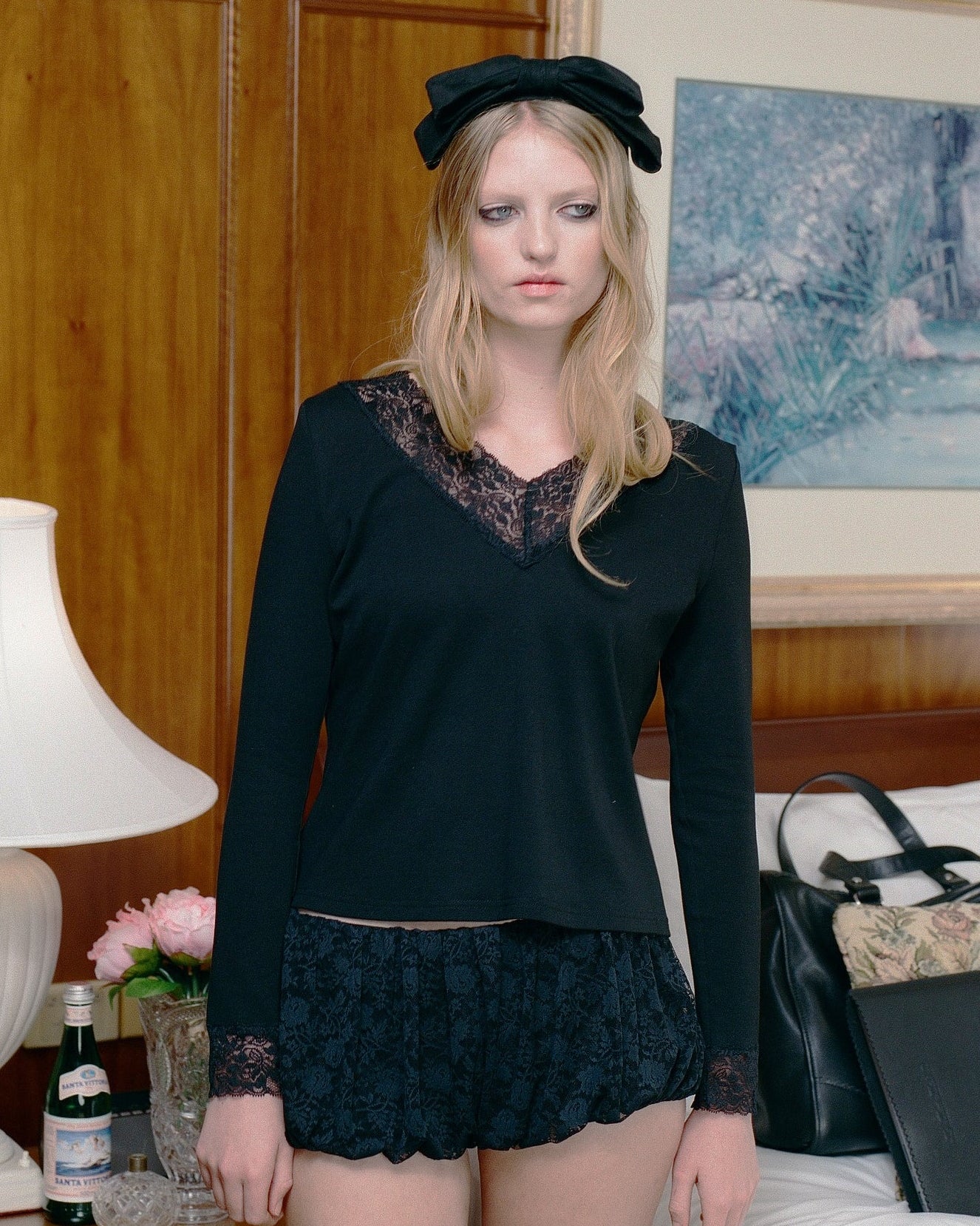 Cherish Lace Top - Black