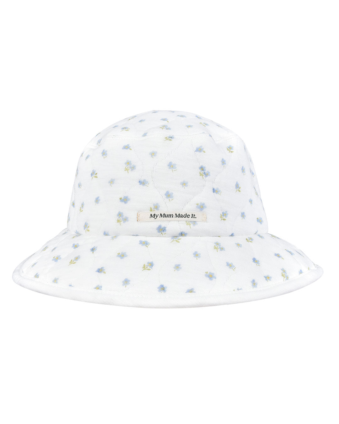 Quilted Bucket Hat - Blue Wishes