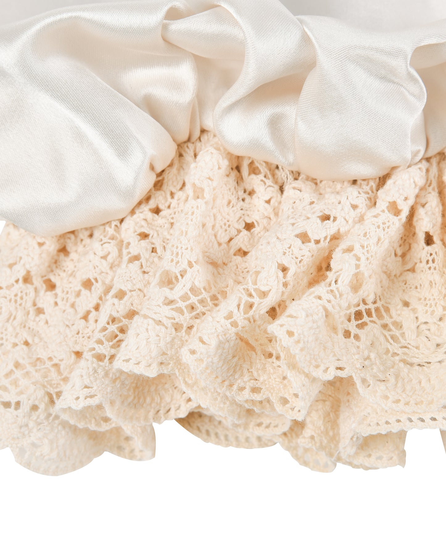 Lace Layer Soirée Dress - Frost