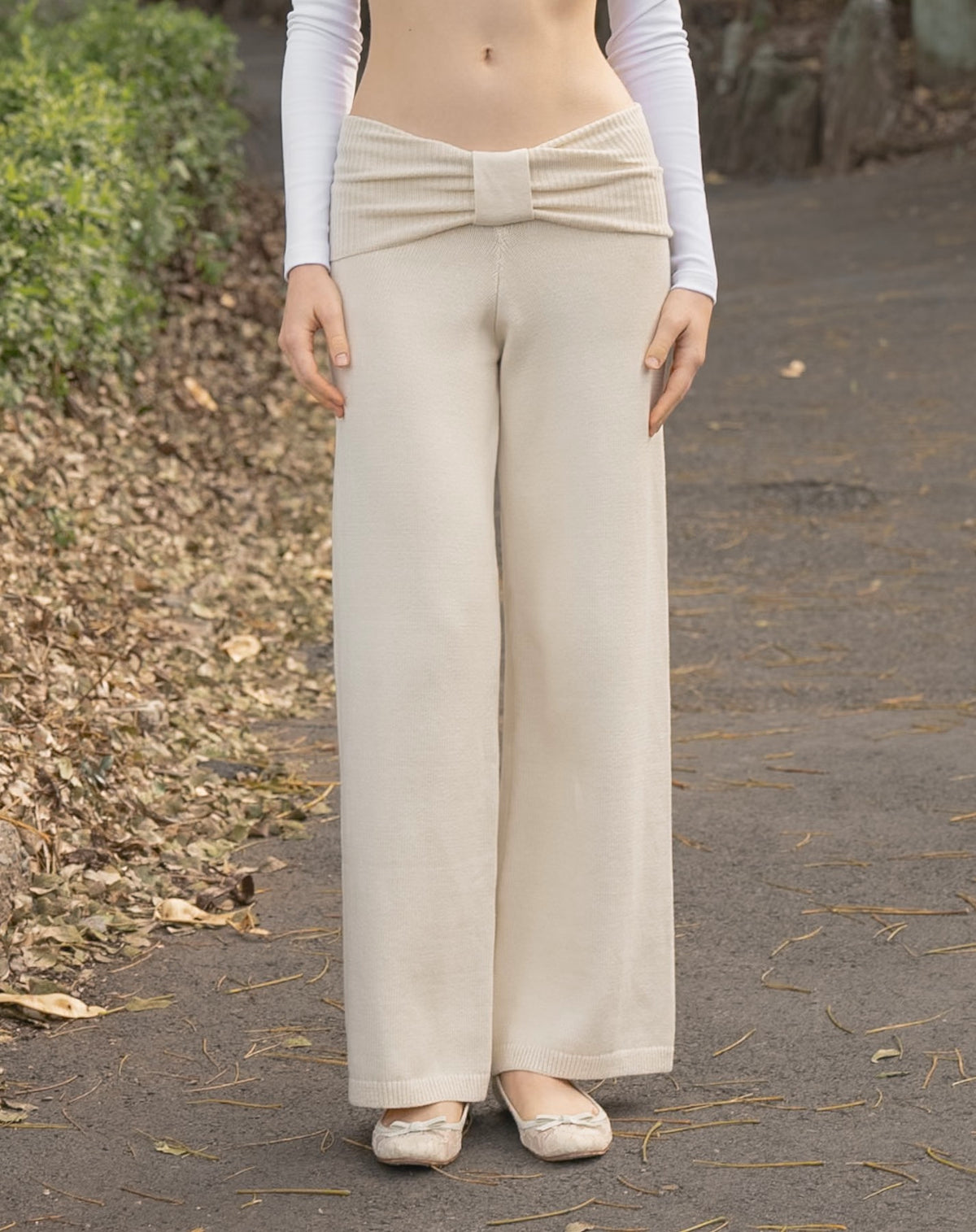 Sweet Bow Pant - Sand