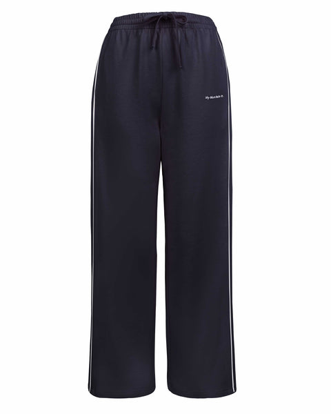 Logo Stripe Lounge Pants - Evening Blue - MY MUM MADE IT