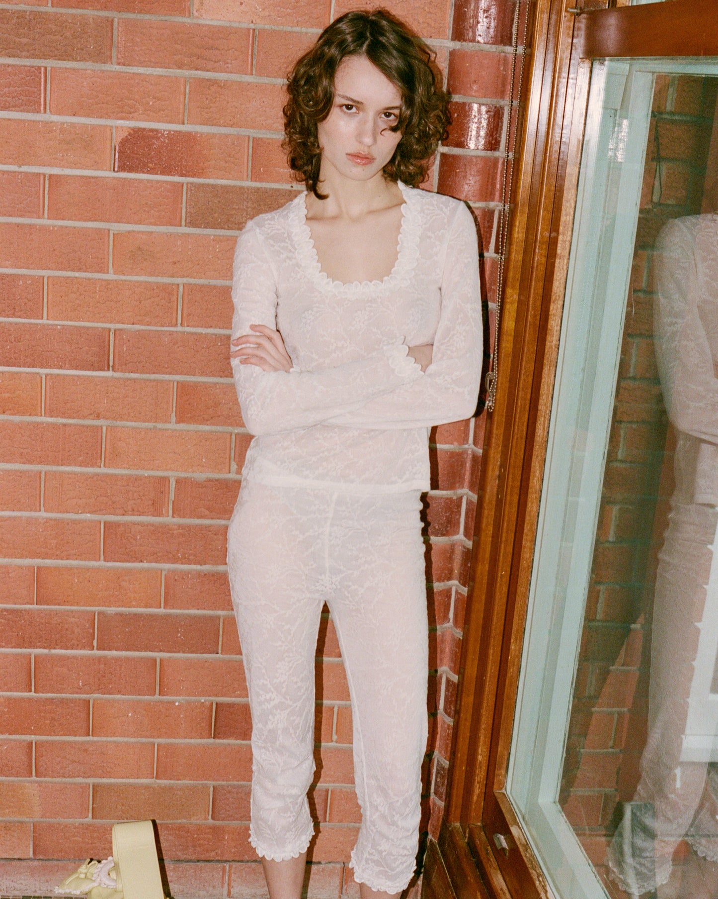 Lace Poem Top - White