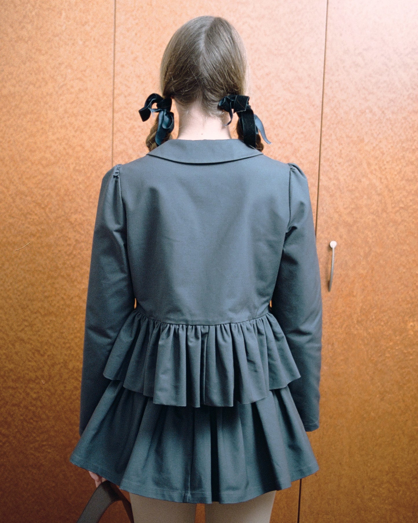 Petal Peplum Jacket - Ink