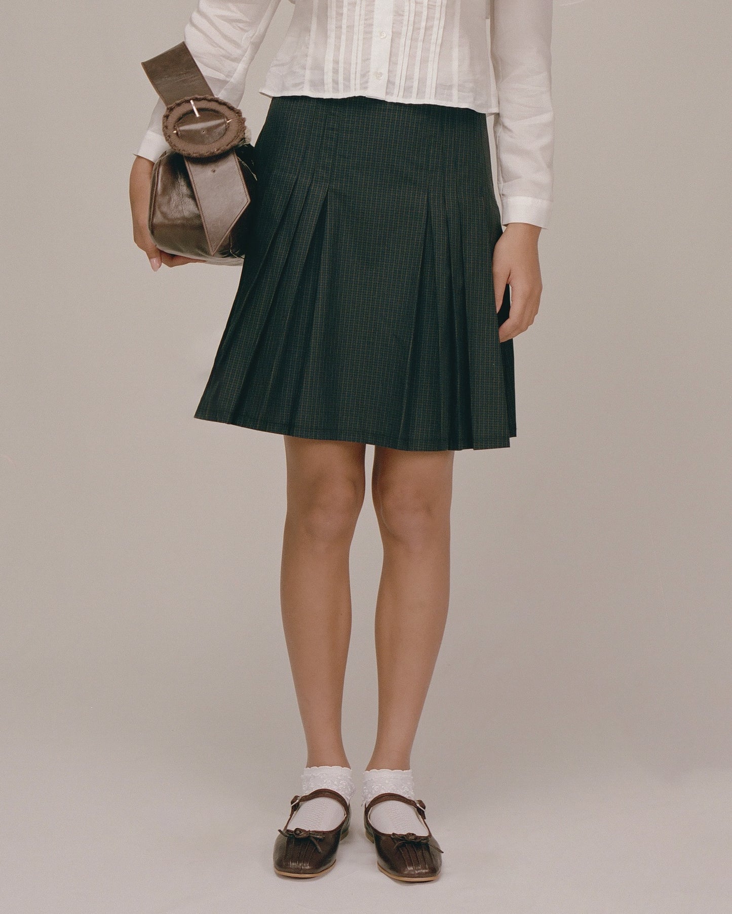 Structured Box Pleat Midi Skirt - Assembly Check