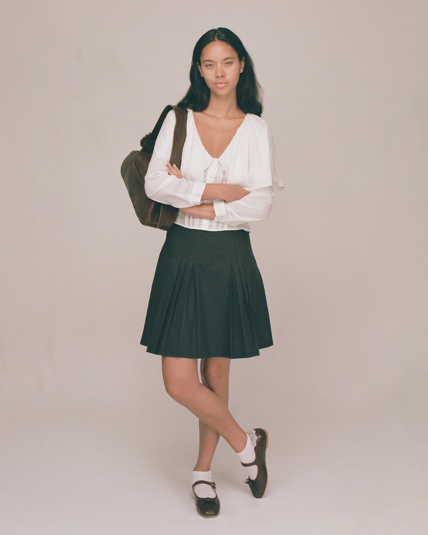 Structured Box Pleat Midi Skirt - Assembly Check